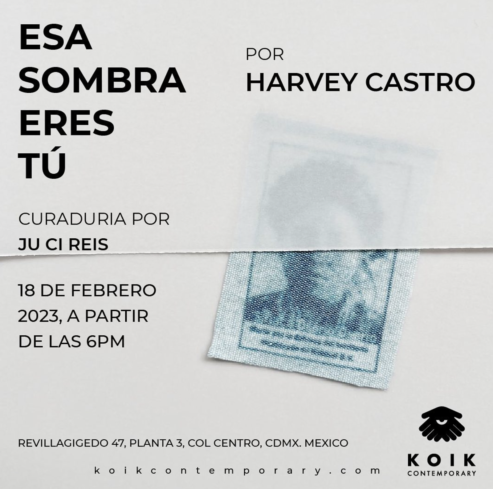Esa Sombra Eres Tú flyer
